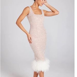 Nadine Merabi Lulu White Dress💕